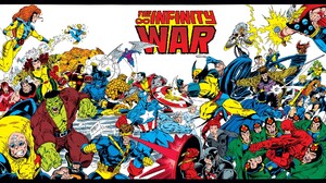 Wolverine Captain America Jean Grey Black Widow Thor Storm Marvel Comics Invisible Woman Quicksilver 1920x1080 Wallpaper