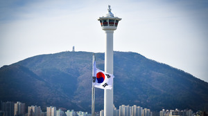 Busan Landscape Building South Korea Tower 7360x4912 Wallpaper