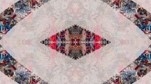 Mirrored Symmetry Abstract Pattern 7680x4320 Wallpaper