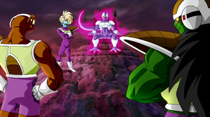 Dragon Ball Dragon Ball Z Cooler Final Form Muscles Armor Looking At Viewer Anime Creatures Sitting  1920x1080 Wallpaper