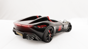 Forza Horizon 5 Ferrari Ferrari Monza SP2 Video Games Car Hot Wheels Taillights White Background Sim 1920x1080 Wallpaper