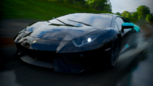 Car British Forza Horizon 4 Lamborghini Aventador Video Games CGi Front Angle View Headlights 1920x1080 Wallpaper