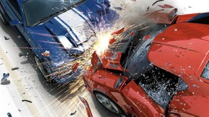 Burnout Video Game Crash Lamborghini Muscle Cars Destruction Video Games 1600x1200 Wallpaper