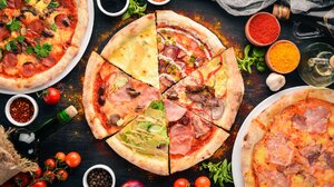 Food Pizza Tomatoes Spices Onions Vegetables Basil Parsley Red Onion Garlic 1920x1281 Wallpaper