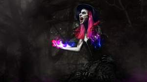 Witch Halloween 2560x1440 wallpaper