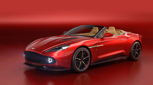 Aston Martin Vanquish Zagato Volante Car Red Car Convertible Aston Martin 2560x1600 wallpaper