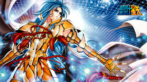 Saint Seiya Legend Of Sanctuary Saint Seiya Anime Women Blue Hair Aqua Eyes Long Hair Armored Armor  3840x2160 Wallpaper