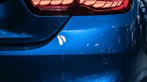 Taillights Rear View Blue Cars Portrait Display Car Shiny BMW BMW F80 F82 F83 4000x6000 wallpaper