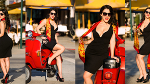 Women Collage Louboutin High Heels Vespa Black Hair 5120x1440 Wallpaper