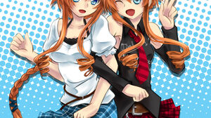 Anime Anime Girls Date A Live Yamai Kaguya Yamai Yuzuru Braids Redhead Artwork Digital Art Fan Art T 1910x2084 Wallpaper