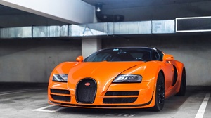 Bugatti Bugatti Veyron Car Orange Car Sport Car Supercar Vehicle 2048x1367 Wallpaper