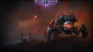 Starcraft Ii StarCraft Ii Heart Of The Swarm Terran Video Games Video Game Art Robot Logo 1920x1200 Wallpaper