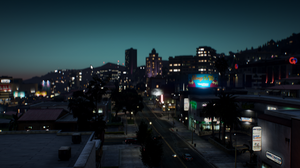 Grand Theft Auto Grand Theft Auto V City Night 2560x1015 Wallpaper