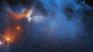 Stars Galaxy Space James Webb Space Telescope Molecular Cloud Chamaeleon I NiRCam 5391x2648 Wallpaper