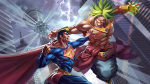 Superman DC Comics Broly Dragon Ball Crossover 3840x2160 Wallpaper