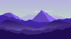 Digital Art Digital Vector Purple Background Mountains Landscape Artwork Wide Angle Wide Screen Wide 7680x4320 Wallpaper