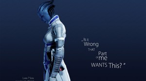 Mass Effect Mass Effect 2 Mass Effect 3 Video Games Blue Skin Quote 2560x1600 Wallpaper
