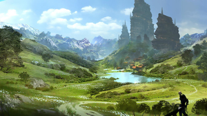 Fantasy Landscape 2049x1080 Wallpaper