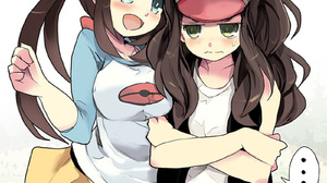 Anime Anime Girls Pokemon Rosa Pokemon Hilda Pokemon Long Hair Twintails Ponytail Brunette Two Women 1600x1920 Wallpaper