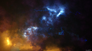 Nebula Deep Space Hubble Space Telescope Watermarked Stars 1920x1080 Wallpaper