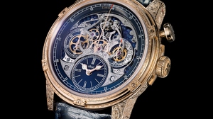 Louis Moinet Watch Dark Background Simple Background Luxury Watches Technology 3840x2560 Wallpaper