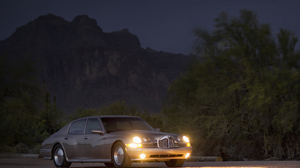 Packard Concept Cars Desert Evening Lights 3840x2560 Wallpaper