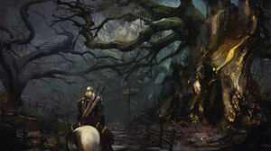 Artwork Fantasy Art The Witcher Geralt Of Rivia 1920x832 Wallpaper