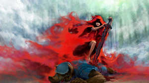 Fantasy Red Riding Hood 1920x1080 Wallpaper