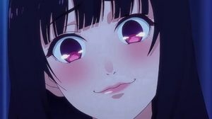 Kakegurui Jabami Yumeko Red Eyes Face Anime Girls Looking At Viewer Smile 1920x1080 Wallpaper