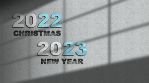 2023 Year New Year Christmas Minimalism Simple Background 5000x3000 Wallpaper