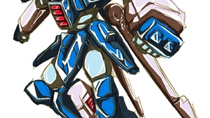 Anime Mechs Layzner Blue Meteor SPT Layzner Super Robot Taisen Artwork Digital Art Fan Art 1593x2420 Wallpaper