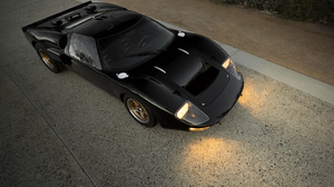 Ford GT40 Race Cars Black Cars Desert Classic Car American Cars 3840x2560 Wallpaper