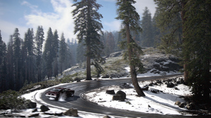 Nature Car Vehicle Drift Forest Video Games Gran Turismo 7 Ford Mustang Yosemite National Park Snow  3840x2160 Wallpaper