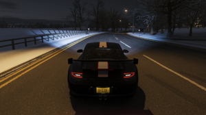 Forza Forza Horizon Forza Horizon 4 Car Racing Porsche CGi Video Games Road Rear View Licence Plates 1920x1080 Wallpaper