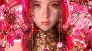 Digital Digital Art Artwork Illustration Portrait Looking At Viewer Women Fantasy Art Fantasy Girl E 4000x4000 Wallpaper