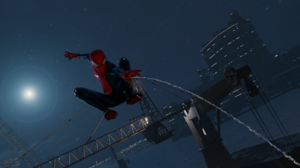 Spider Man Marvel Comics Superhero CGi Night 1920x1080 Wallpaper