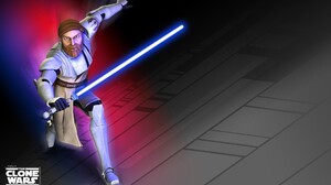 Star Wars Obi Wan Kenobi Lightsaber The Clone Wars Jedi Simple Background Armor 1920x1200 Wallpaper