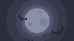 Android Operating System Dracula Theme Bats Minimalism Vertical 1080x1920 Wallpaper