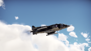 Harrier Military Jet Fighter Screen Shot Military Aircraft War Thunder Clouds Aircraft 1920x1080 Wallpaper