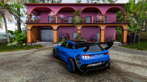 Forza Forza Horizon 5 Forza Horizon Car Vehicle Ford Ford Mustang Blue Race Cars Drift Drift Cars Vi 3840x2160 Wallpaper