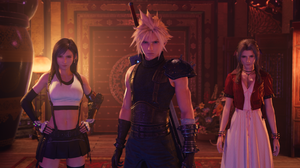 Final Fantasy Vii Remake CGi Video Games Aerith Gainsborough Tifa Lockhart Square Enix Final Fantasy 2560x1440 wallpaper