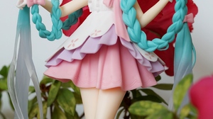 Hatsune Miku Figures Pink Skirt Anime Anime Girls Vocaloid 3234x4851 Wallpaper