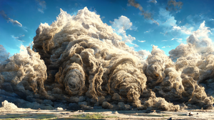 Clouds Storm Cinematic Render 2048x1152 Wallpaper