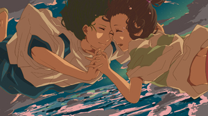 Spirited Away Haku Chihiro Studio Ghibli Anime Anime Boys Anime Girls Closed Eyes 2000x1500 Wallpaper