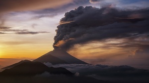 Landscape Mountain Sky Smoke Volcano 2048x1365 Wallpaper