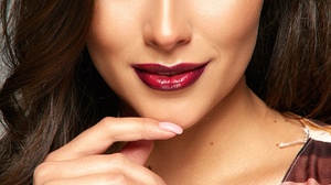 Evgeny Demenev Women Brunette Long Hair Wavy Hair Make Up Eyeshadow Eyeliner Lipstick Lip Gloss Look 1728x2160 Wallpaper