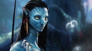 Neytiri Movies Avatar Blue Skin 1920x1200 Wallpaper