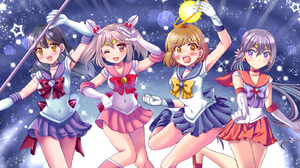 Anime Anime Girls Kantai Collection Akebono KanColle Oboro KanColle Sazanami KanColle Ushio KanColle 1800x900 wallpaper