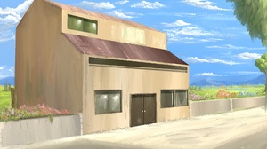 Anime Building 1920x1176 Wallpaper