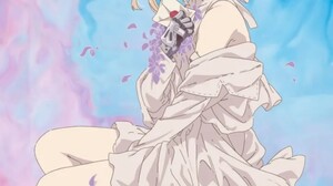Anime Anime Girls Vertical Violet Evergarden Violet Evergarden Character Smiling Violet Flowers Pros 800x1733 Wallpaper